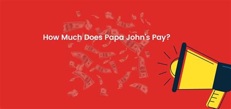 Papa john's pay rate - Papa John’s is one of the eminent and fourth-largest pizza chains globally. Papa John’s does pay for the college for their employees. Skip to content. College Aftermath ... The General manager earns the most with an average hourly rate of $14.18. Similarly, ...